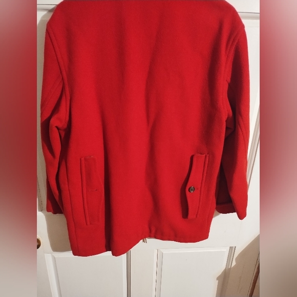 Lauren Ralph Lauren Women's S Full Zip Red Wool Jacket Plaid Lining - Picture 8 of 9